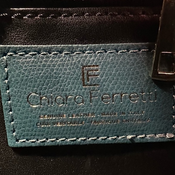 Chiara Ferretti Leather And Raffia Satchel With Detachable Cross Shoulde… - Picture 8 of 10